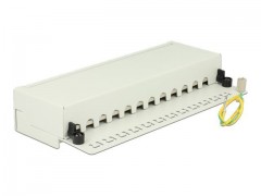 Netzwerk Patchpanel Desktop 12 Port Cat.