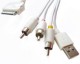 Dietz iPod Stecker auf 3 x Cinchstecker und USB