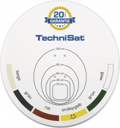 DigiDish 33 + Twin LNB / Polarweiss