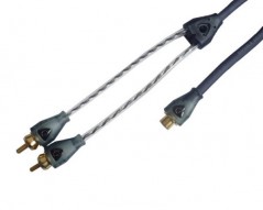 Cinchkabel BERLIN, Y-Kabel, 1 Buchsen - 2 Stecker, 1 Paar