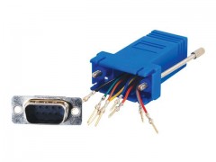 Kabel / RJ45 / DB9M MOD Adptr Blue