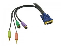 Kabel / 10 m ULTIMA 5-in-1 KVM W/SPKR & 